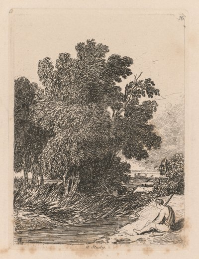 Liber Studiorum: Plaat 16, Een Studie door John Sell Cotman