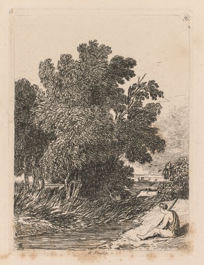 Liber Studiorum: Plaat 16, Een Studie, 1838 door John Sell Cotman