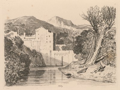 Liber Studiorum: Plaat 22, Whitby, 1838 door John Sell Cotman