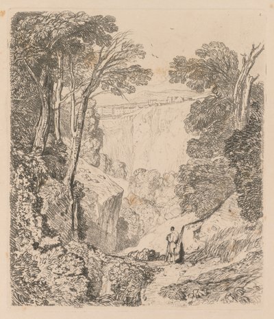 Liber Studiorum: Plaat 2, Uitzicht op Clifton door John Sell Cotman