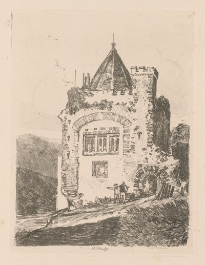 Liber Studiorum: Plaat 37, Een Studie, 1838 door John Sell Cotman