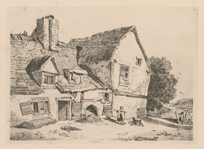 Liber Studiorum: Plaat 38, Uitzicht op Deptford, 1838 door John Sell Cotman