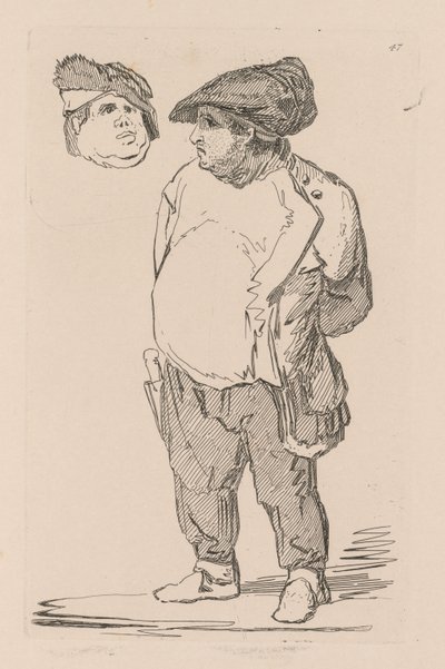 Liber Studiorum: Plaat 47, Een Studie door John Sell Cotman