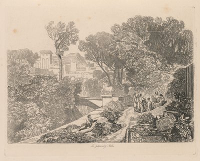 Liber Studiorum: Plaat 6, Het oordeel van Midas door John Sell Cotman