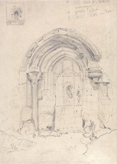 Portiek van de kerk van Stratton Saint Mary