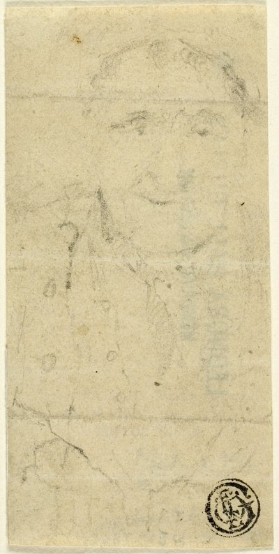 Portret van een man door John Sell Cotman