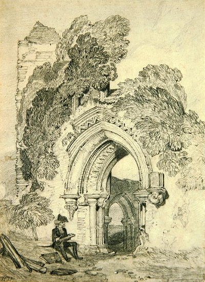 Romaans Ruïne door John Sell Cotman