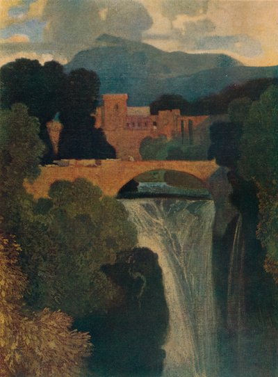 De waterval, c1807, 1923 door John Sell Cotman