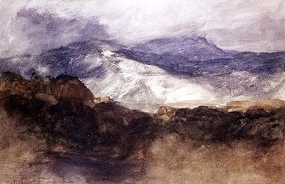 Welsh Mountains door John Sell Cotman