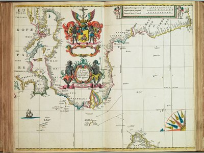 Een kaart van de zeekusten van Landsend van Engeland tot Kaap de Goede Hoop door John Seller