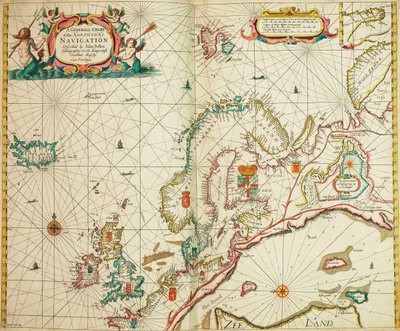 Een algemene kaart van de noordelijke navigatie door John Seller