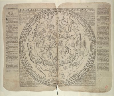 De sterrenhemel, door de grenzen waarvan de zichtbare paden van alle planeten worden begrensd - John Seller auteur, hydrographer van de meest serene koning door John Seller