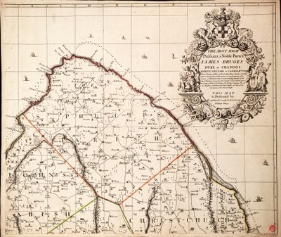 Een nieuwe en exacte kaart van het eiland Barbados in Amerika volgens onderzoek gedaan in de jaren 1717 tot 1721 door William Mayo door John Senex