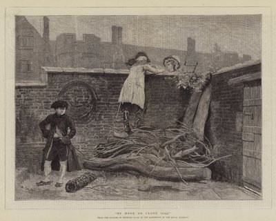 Met Haken of Stokken (1745) door John Seymour Lucas