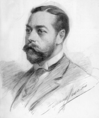 George Frederick Ernest Albert Koning George V door John Seymour Lucas