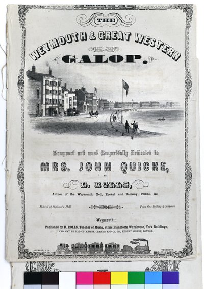 Weymouth en Great Western Galop door John Sherren