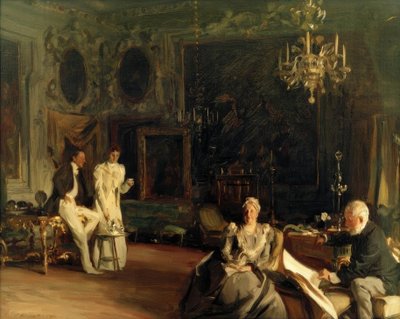 Een interieur in Venetië door John Singer Sargent