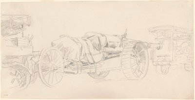 Kanonaanhangers, Frankrijk door John Singer Sargent