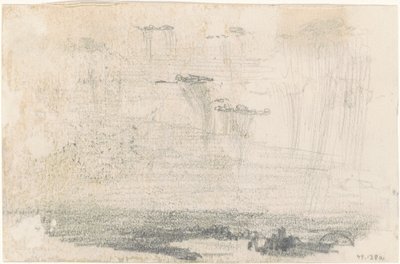 Wolken (verso) door John Singer Sargent