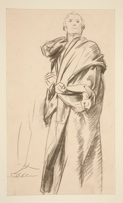 Geklede Staande Figuur door John Singer Sargent