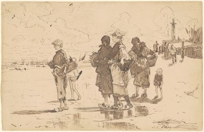 Op weg om te vissen, 1878 door John Singer Sargent