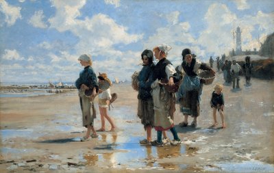 Op weg naar de visvangst door John Singer Sargent