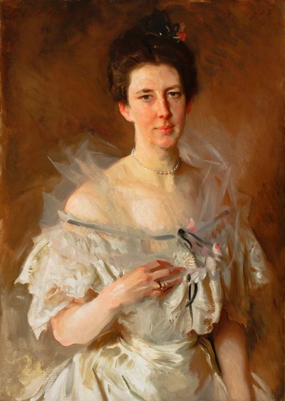 Esther Fiske Hammond, mevrouw Gardiner Greene Hammond door John Singer Sargent