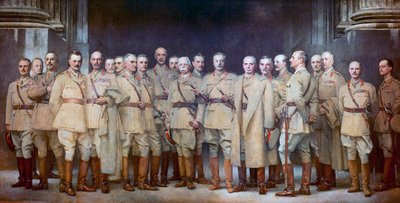Generaals van de Eerste Wereldoorlog door John Singer Sargent