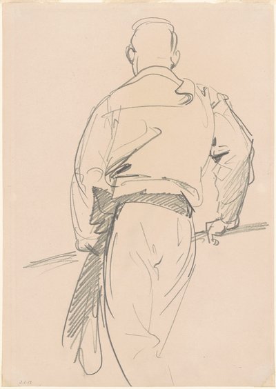 Gondelier, Venetië door John Singer Sargent