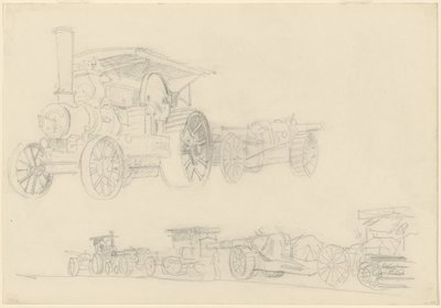 Kanonwagens, Frankrijk door John Singer Sargent