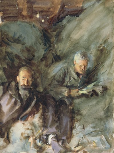 In een Hooizolder door John Singer Sargent