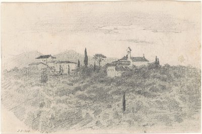 Klooster [recto] door John Singer Sargent