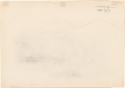 Bergen [verso] door John Singer Sargent