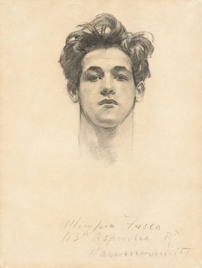 Olimpio Fusco, ca. 1900-1910 door John Singer Sargent