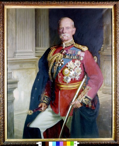Portret van generaal Sir Frederick Sleigh Roberts (1832-1914) Schilderij door John Singer Sargent (1906) Londen National Portrait Gallery door John Singer Sargent