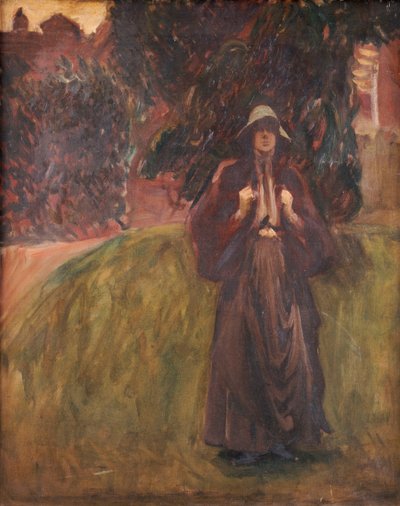 Portret van juffrouw Clementine Anstruther-Thomson door John Singer Sargent