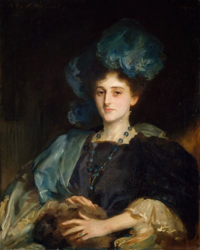 Portret van Miss Katherine Elizabeth Lewis d.1961 door John Singer Sargent