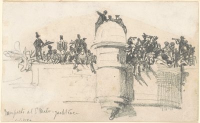 Stadswallen bij St. Malo—Jachtrace door John Singer Sargent
