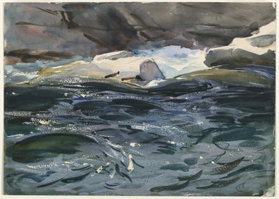 Zalmrivier, 1901 door John Singer Sargent