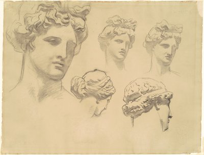 Studies voor Apollo en de Muzen, ca. 1921 door John Singer Sargent