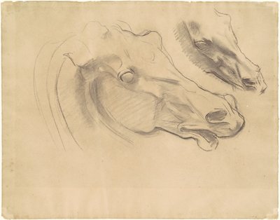 Studies voor "Apollo in Zijn Wagen met de Uren" door John Singer Sargent