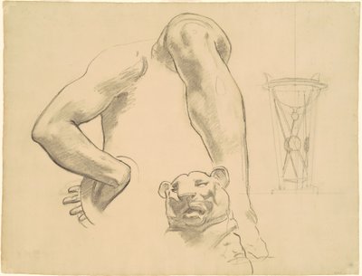 Studies voor Klassieke en Romantische Kunst, ca. 1921 door John Singer Sargent