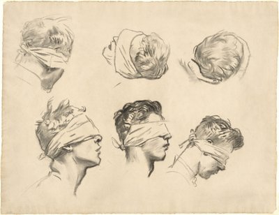 Studies voor "Gassed" door John Singer Sargent