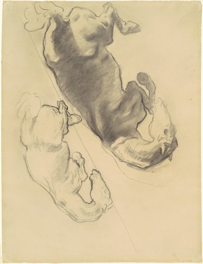 Studies voor de val van Gog en Magog, 1903-1916 door John Singer Sargent