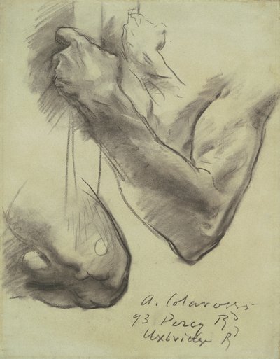 Studies voor Triomf van Religie, 1891-1916 door John Singer Sargent