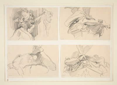 Studies van Cellini door John Singer Sargent