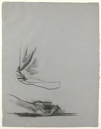 Studies van handen door John Singer Sargent
