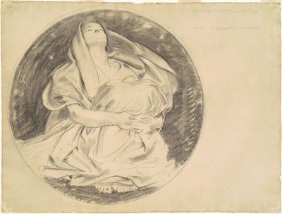 Studie voor Astronomie, ca. 1921 door John Singer Sargent