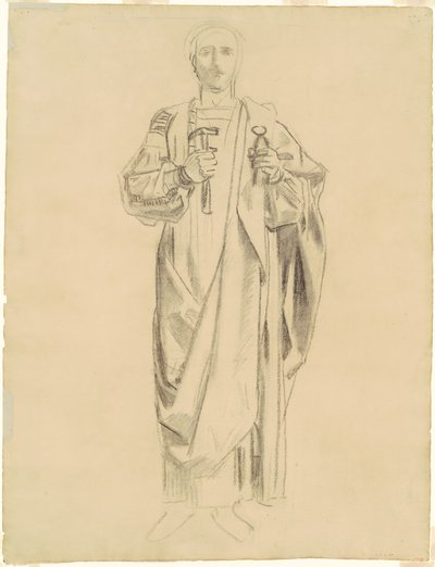 Studie voor Dogma van de Verlossing: Fries van Engelen door John Singer Sargent