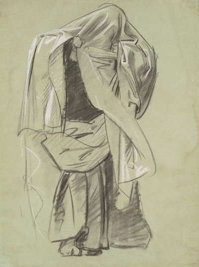 Studie voor fries van profeten door John Singer Sargent